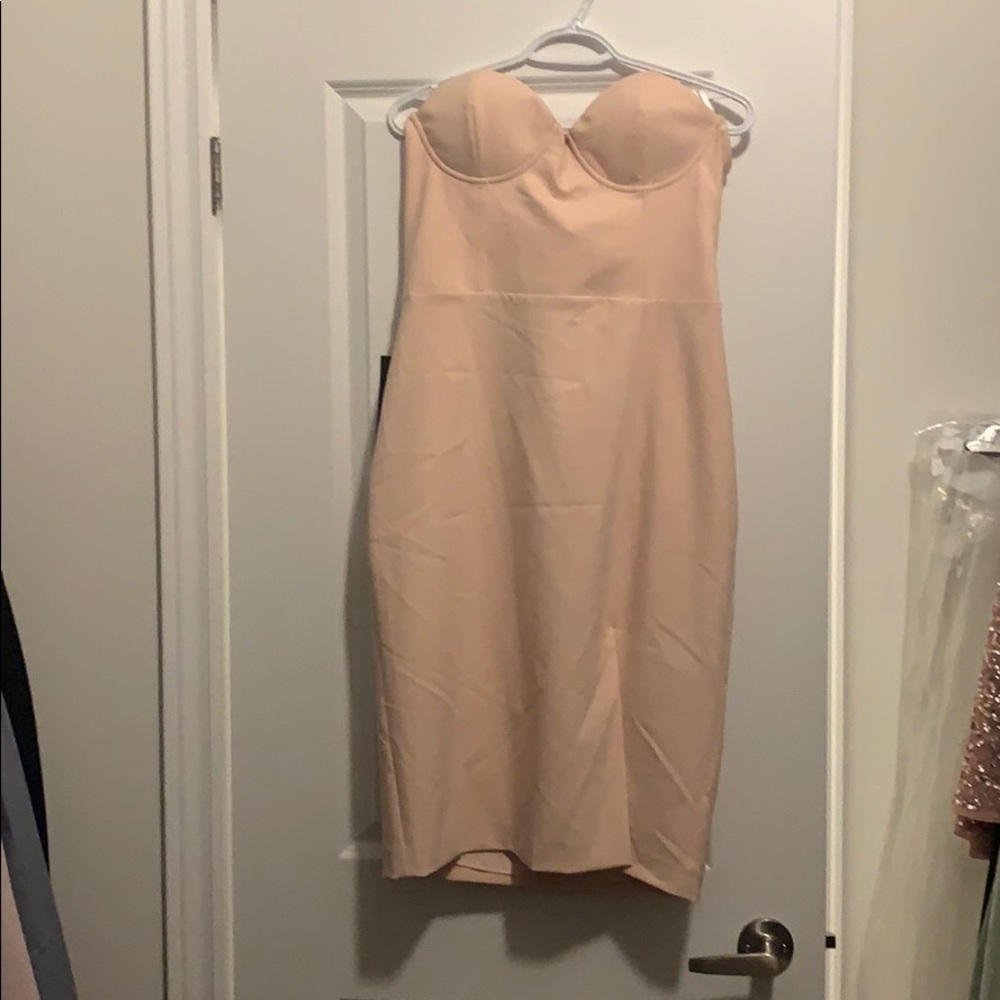 Bebe Lola Strapless Dress